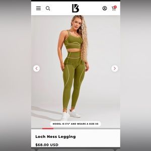 Brand new BuffBunny leggings limited edition color